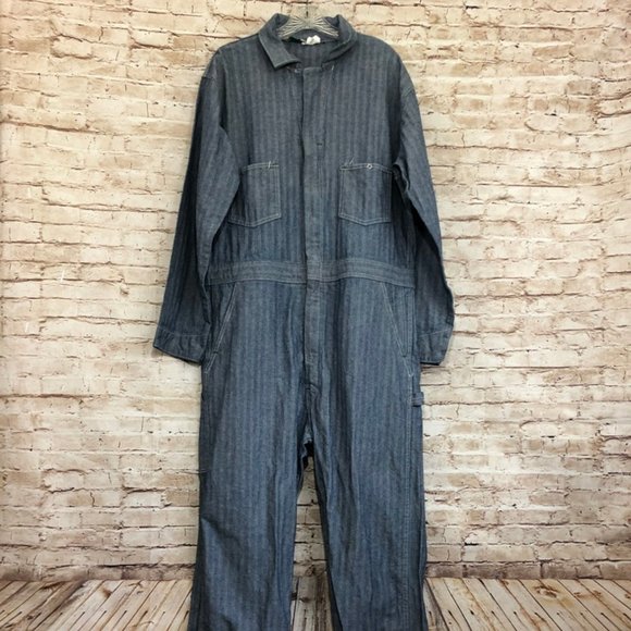 Key Other - Vintage Coveralls Herringbone Grease Monkey